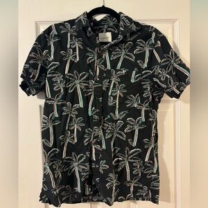 American Eagle Hawaiian shirt with palm trees - size S